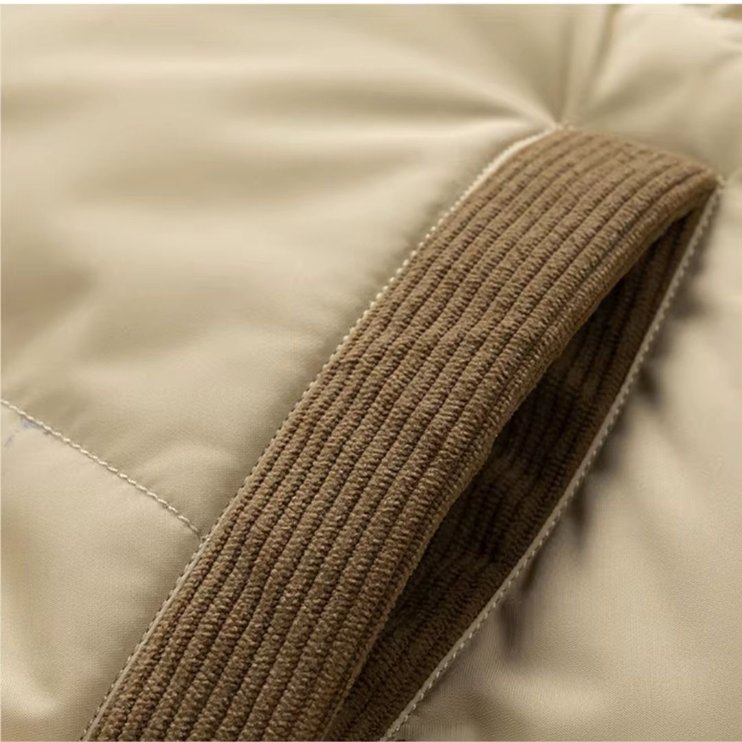 Two-Tone Hooded Puffer Jacket | Men’s Winter Wear