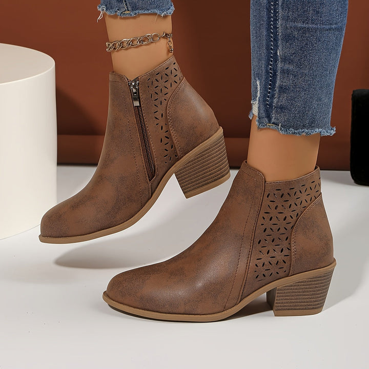 Lunessa Cutout Ankle Boots | Chic Everyday Style