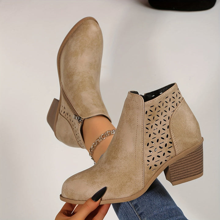 Lunessa Cutout Ankle Boots | Chic Everyday Style