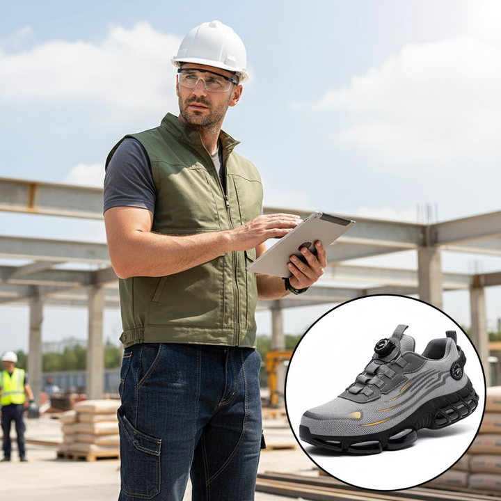 Kavero Heavy-Duty AirCush Sneakers | Men’s Work & Outdoor Comfort