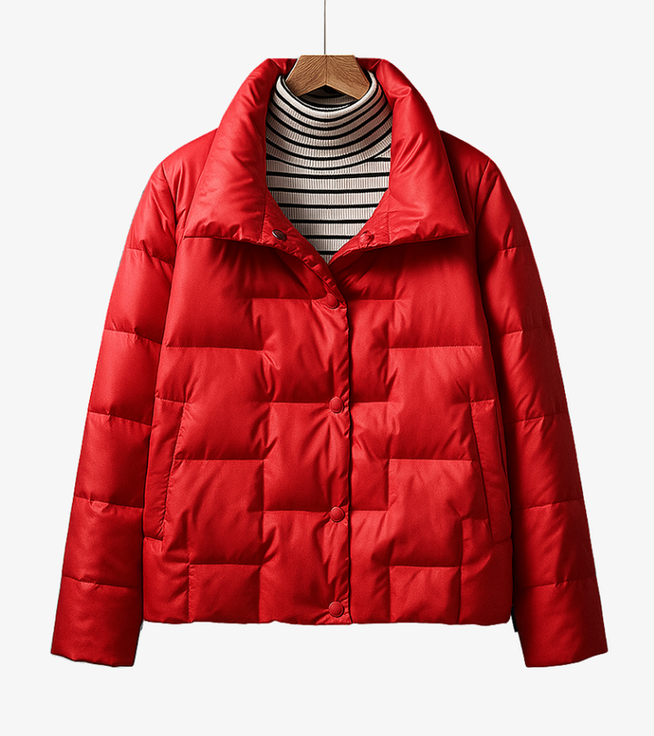 Aurelyn Short Puffer Jacket | Women’s Modern Winter Layer