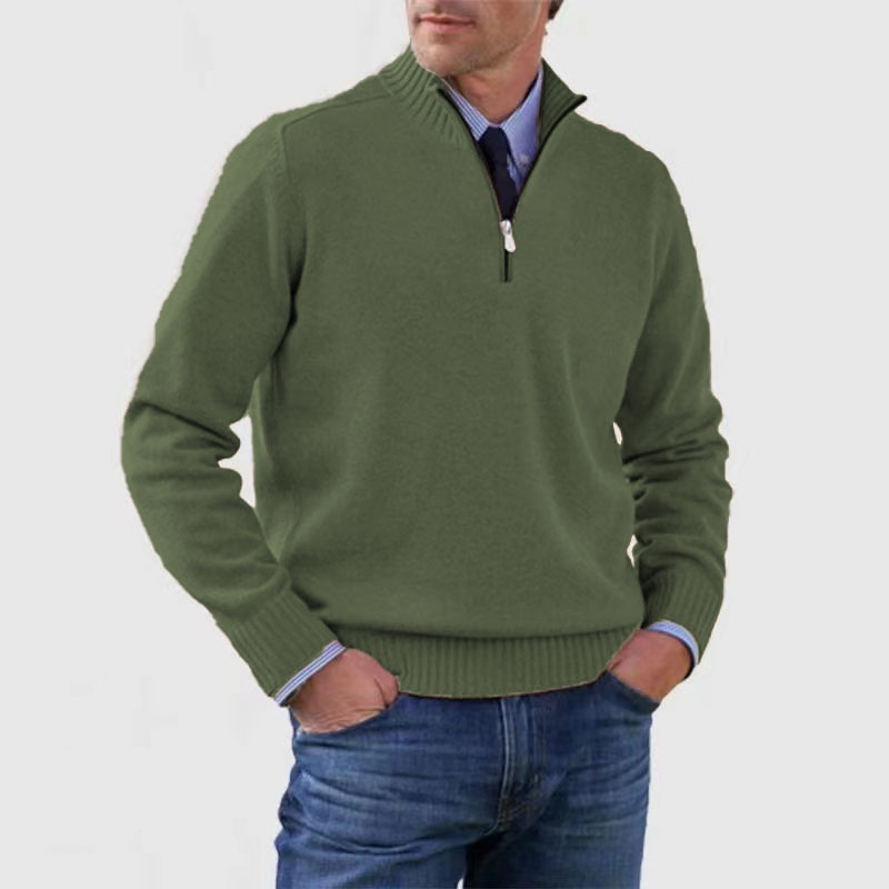 Rylan Quarter-Zip Knit Sweater | Men’s Smart Casual Layer