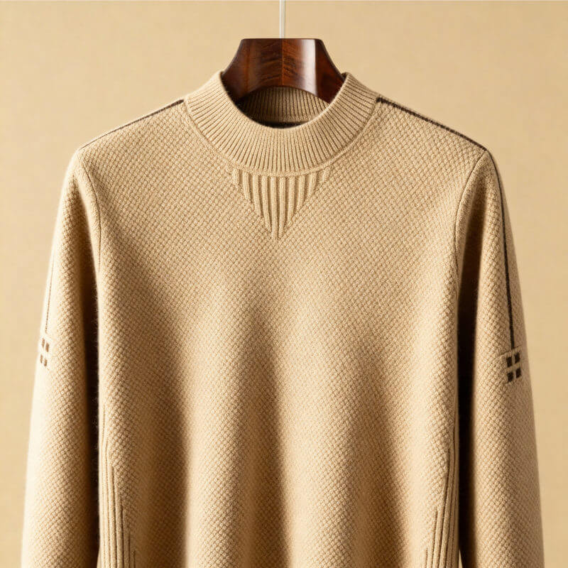 Marcel Textured Knit Sweater | Men’s Modern Refined Knitwear