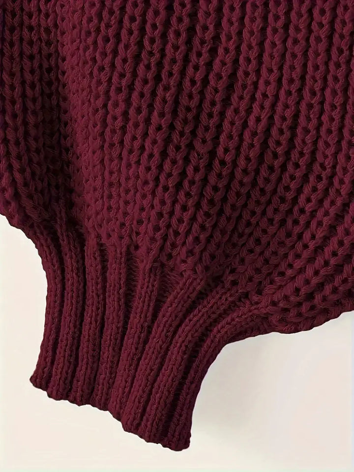 Elowen Cropped Knit Jumper | Modern Minimalist Style