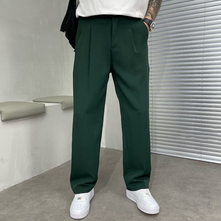 Daren Relaxed Pleated Trousers | Men’s Modern Smart Wear