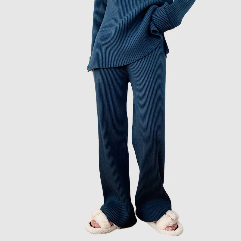 Elara Ribbed Knit Lounge Set | Relaxed Daily Comfort