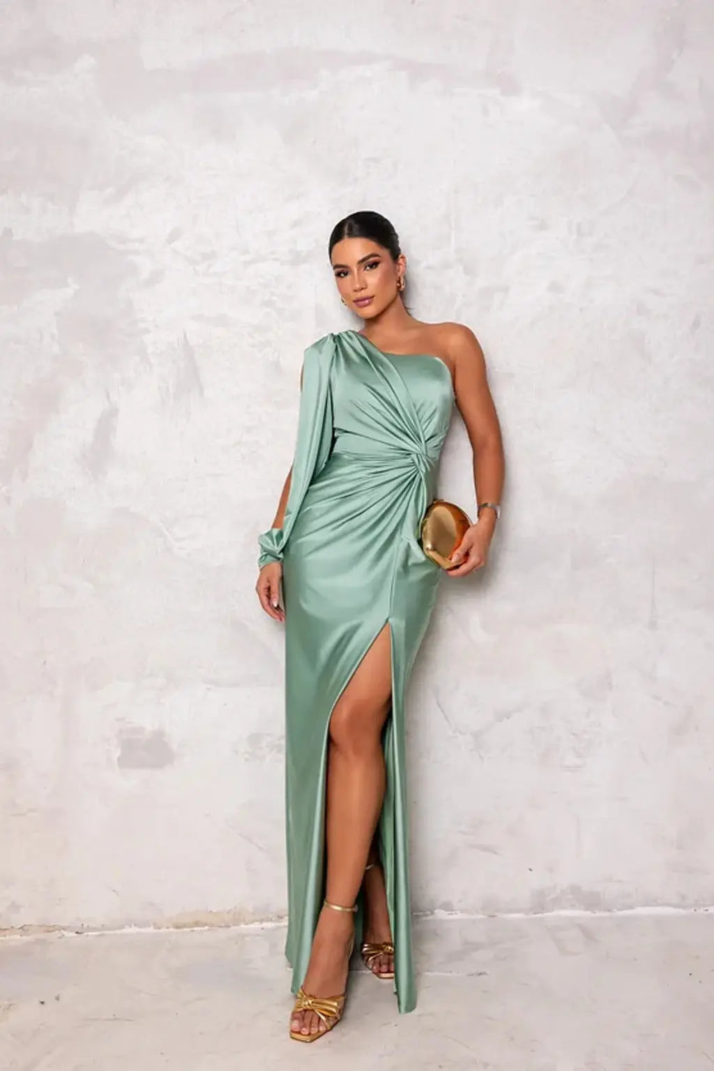 Seraphine One-Shoulder Evening Gown | Elegant Occasion Wear
