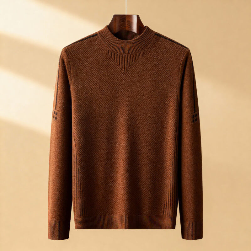 Marcel Textured Knit Sweater | Men’s Modern Refined Knitwear