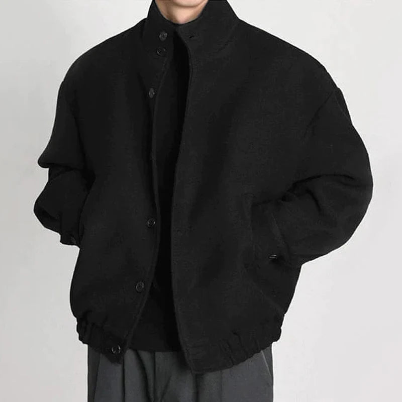 Henrik Modern Stand-Collar Jacket | Men’s Refined Outerwear