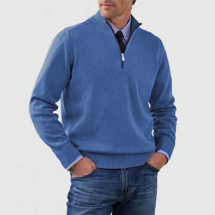 Rylan Quarter-Zip Knit Sweater | Men’s Smart Casual Layer