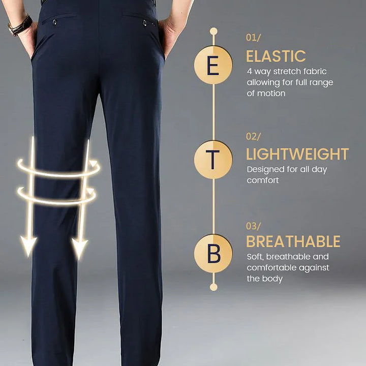 Darian Tailored Stretch Trousers | Smart Everyday Fit