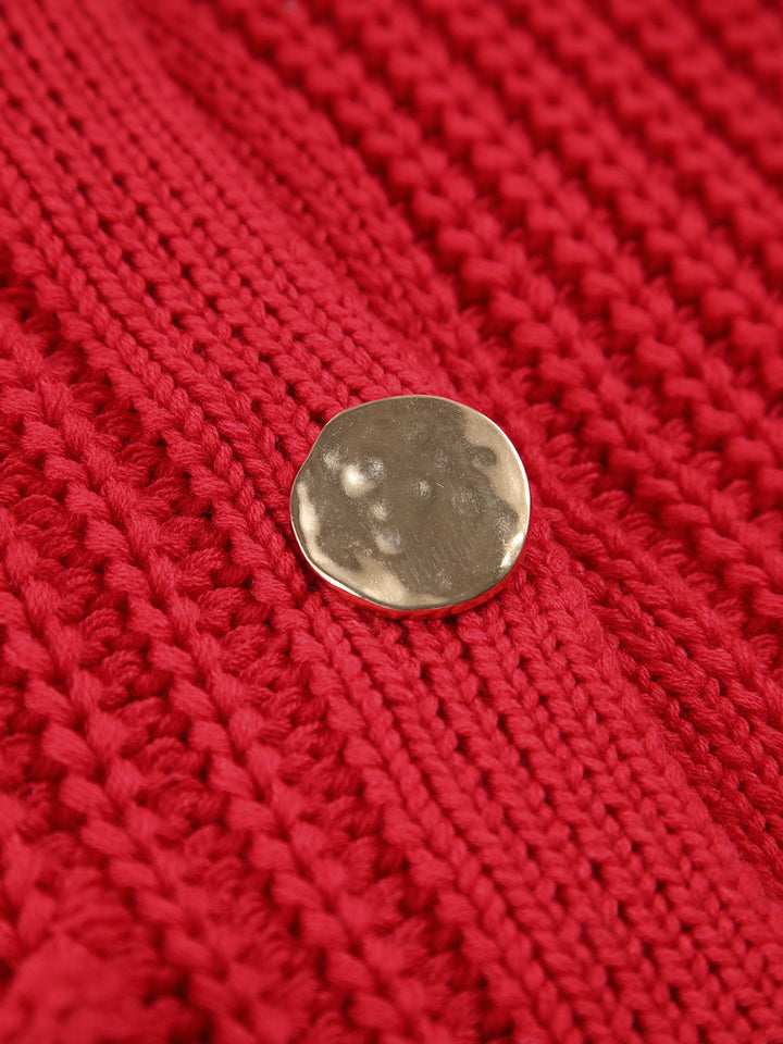 Marlen Knit Button Vest | Comfortable Modern Knitwear