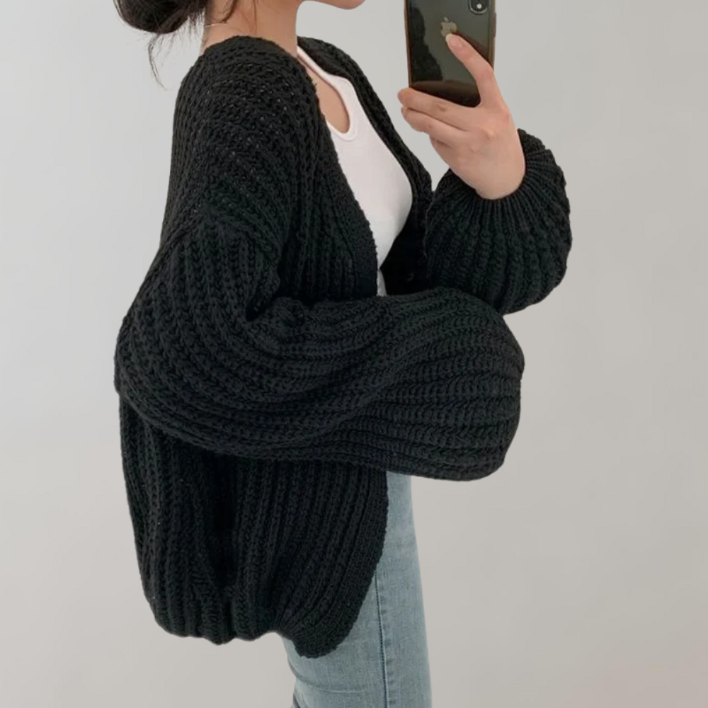 Asta Chunky Knit Cardigan | Women’s Cozy Everyday Layer