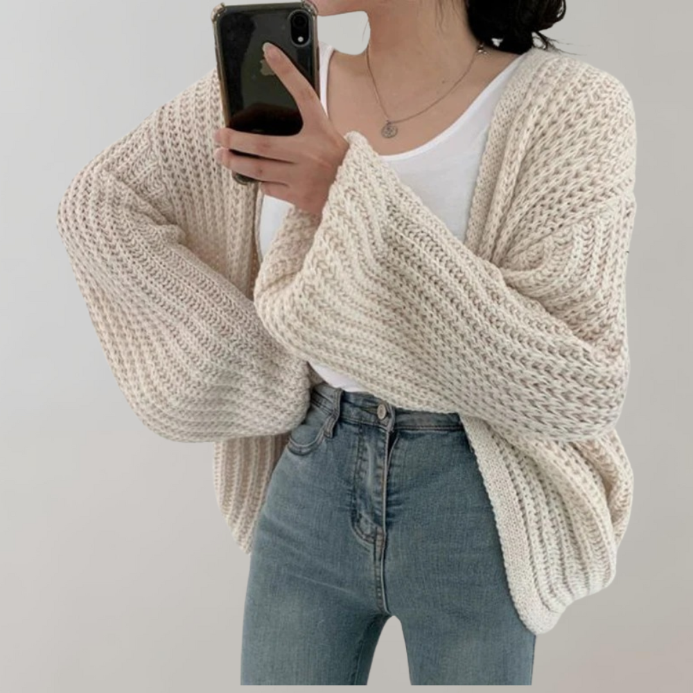 Asta Chunky Knit Cardigan | Women’s Cozy Everyday Layer