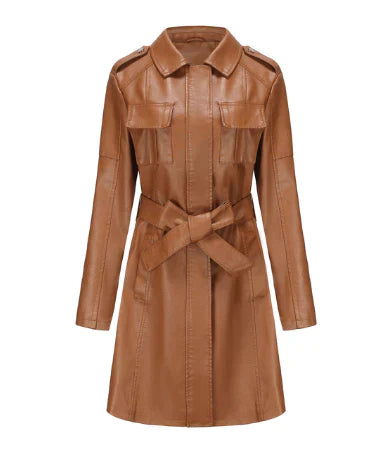 Serelinne Belted Coat Dress | Modern Statement Outerwear