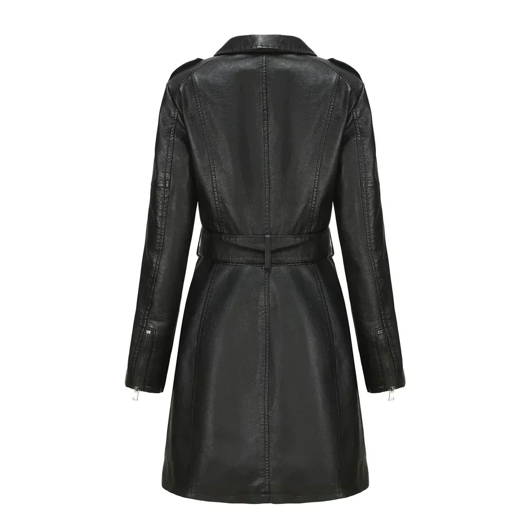 Serelinne Belted Coat Dress | Modern Statement Outerwear
