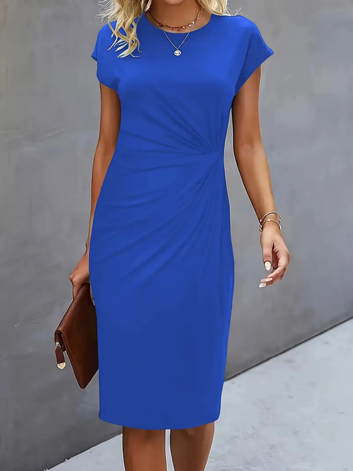 Valencia Draped Sheath Dress | Women’s Modern Elegance Wear