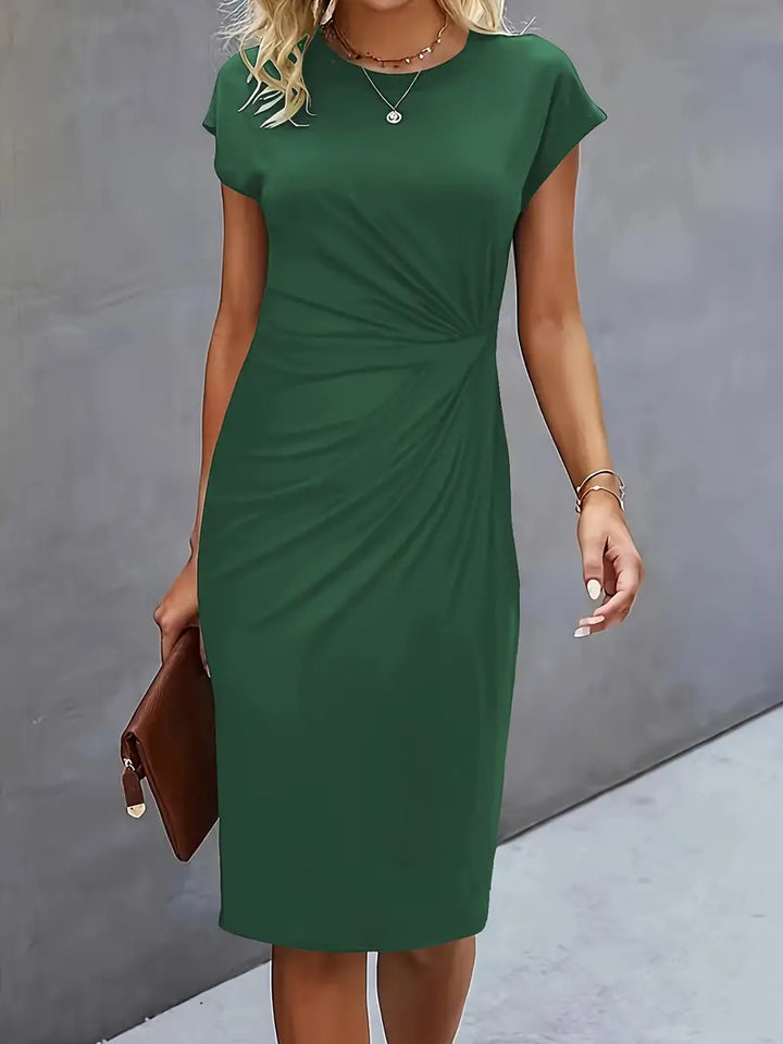 Valencia Draped Sheath Dress | Women’s Modern Elegance Wear
