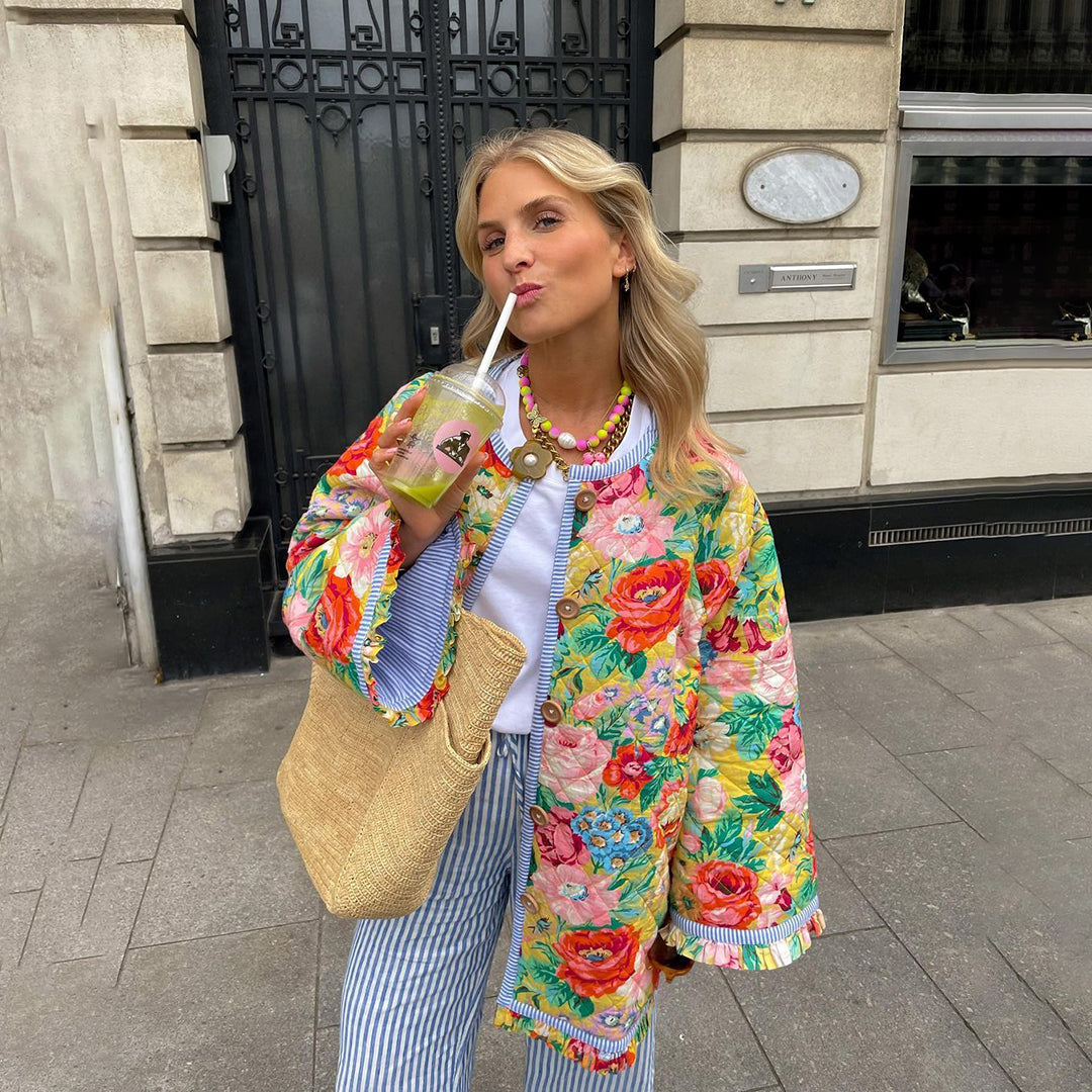Floral Patchwork Jacket | Vibrant Everyday Layer