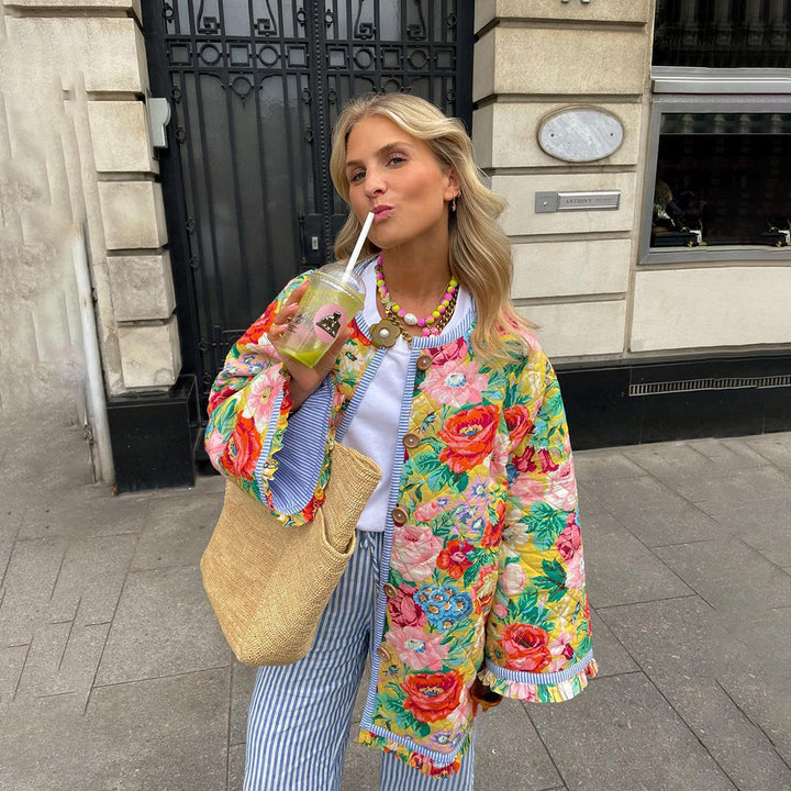 Floral Patchwork Jacket | Vibrant Everyday Layer
