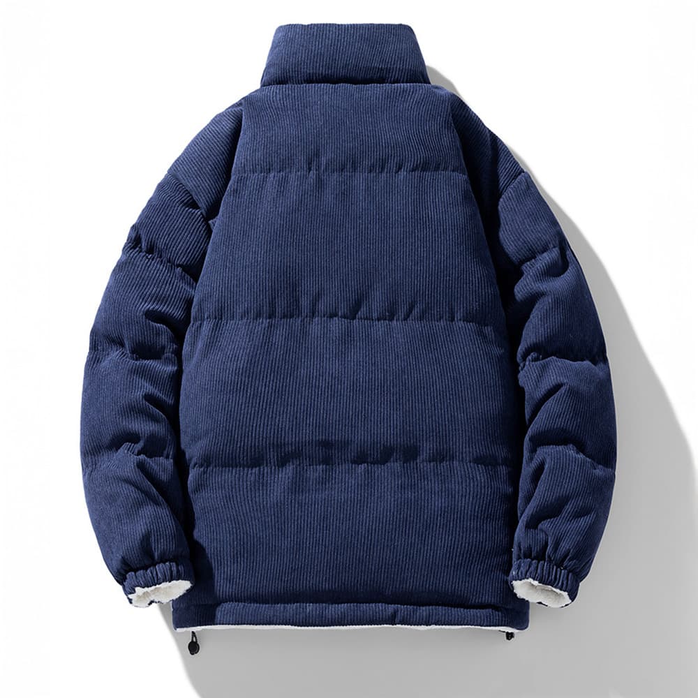 Corduroy Puffer Jacket | Men’s Casual Cold-Weather Layer