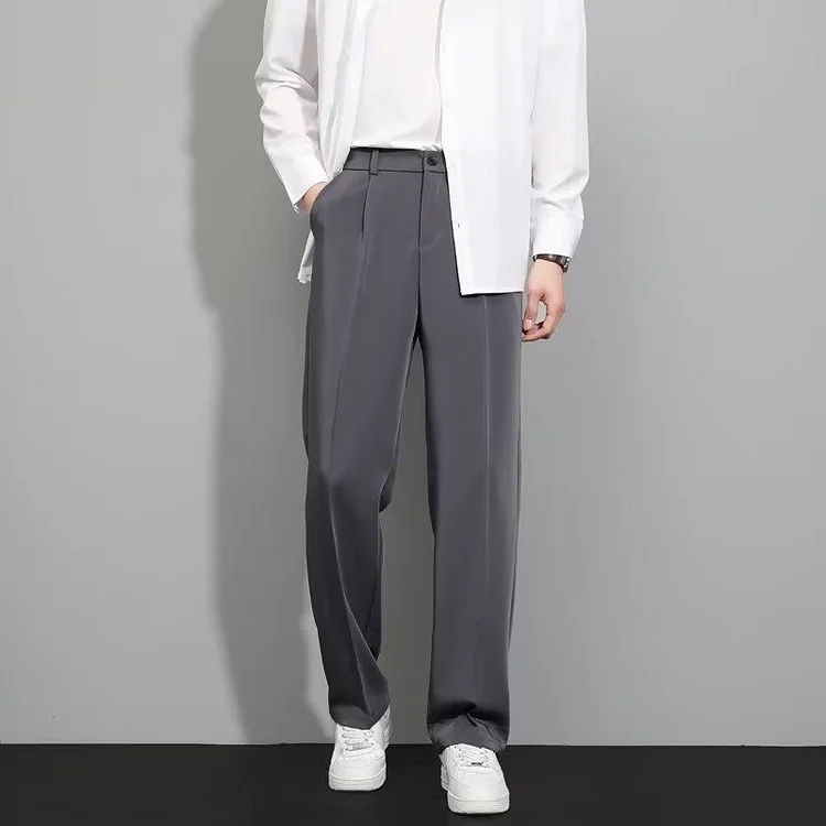 Milan Relaxed Straight Trousers | Men’s Modern Casual Fit