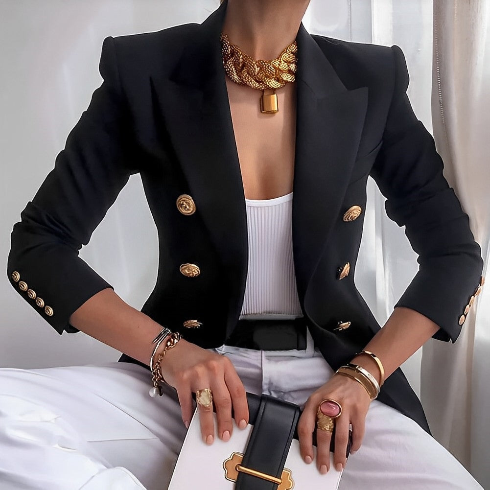 Double-Breasted Blazer | Modern Structured Layering