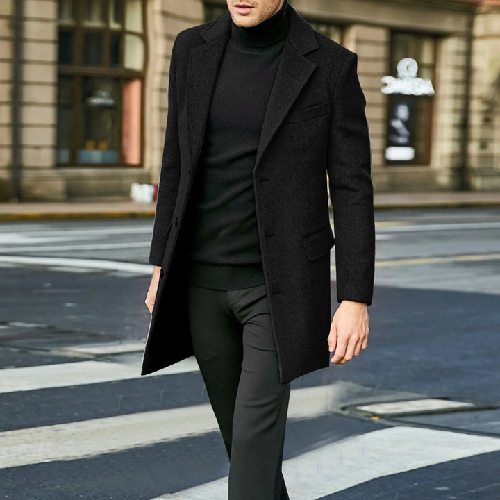 Marven Essential Overcoat | Men’s Modern Refined Style
