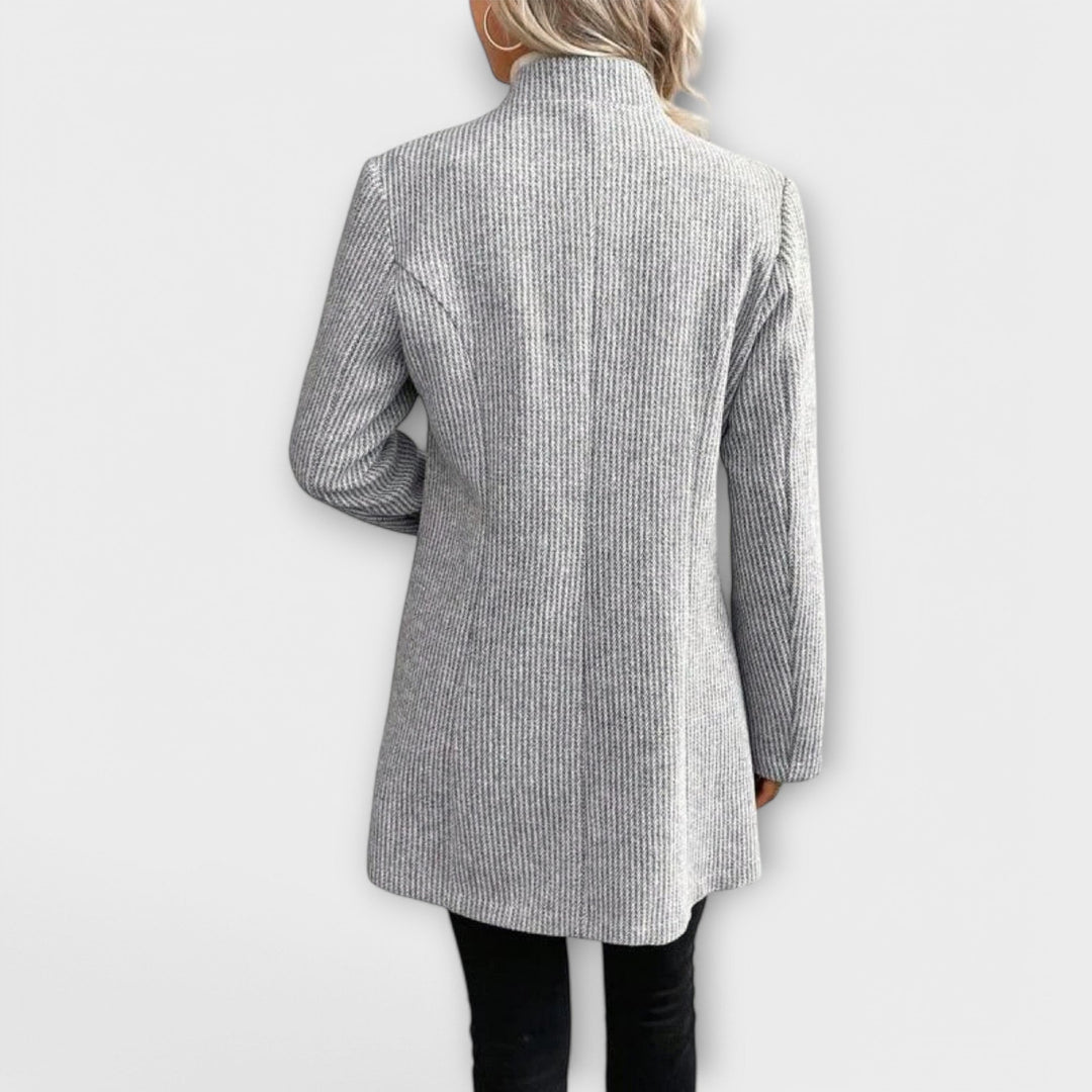Tailored Knit Blazer Coat | Refined Everyday Outerwear