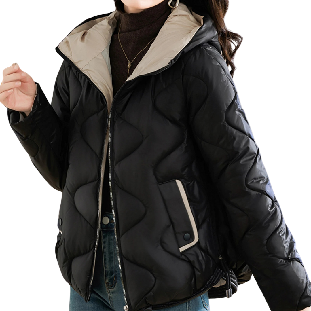 Elara Quilted Puffer Jacket | Lightweight Winter Warmth
