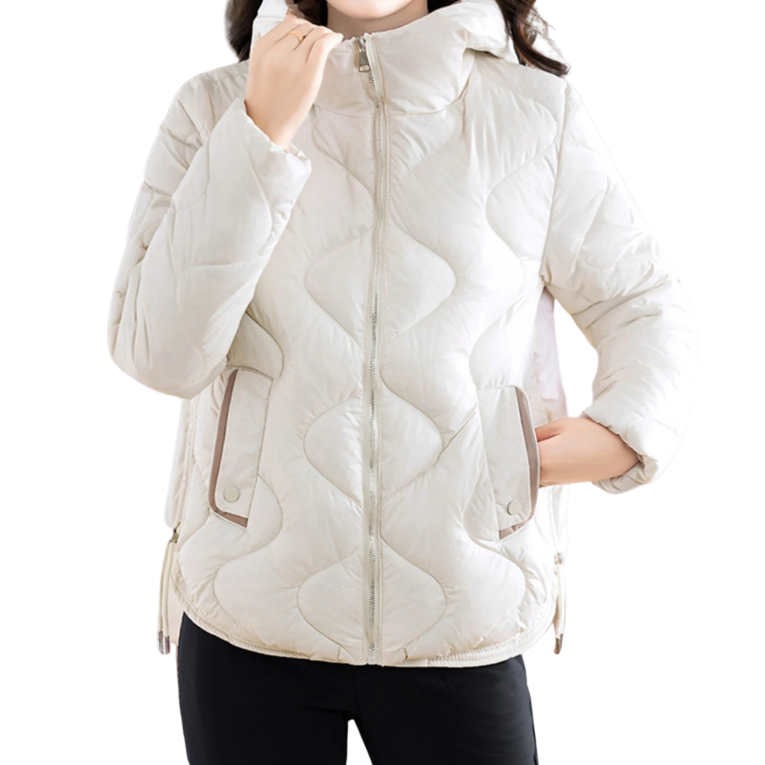 Elara Quilted Puffer Jacket | Lightweight Winter Warmth