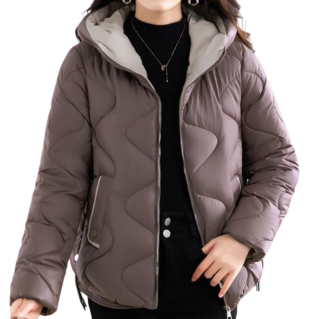 Elara Quilted Puffer Jacket | Lightweight Winter Warmth