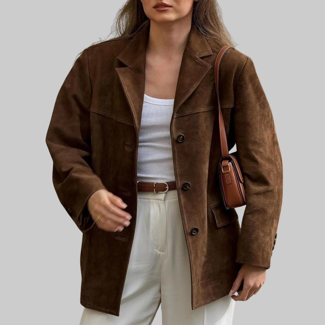 Women’s Tailored Button Blazer | Effortless Timeless Style