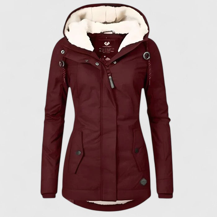 Maggie Hooded Winter Jacket | Warm Insulated Outerwear