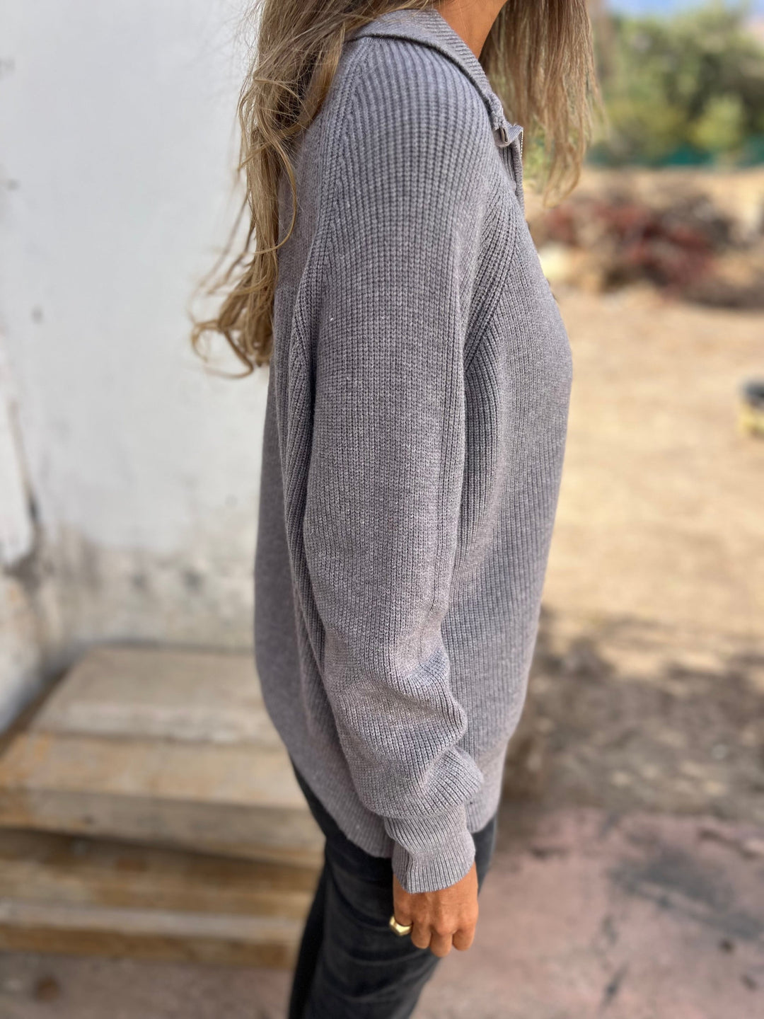 Marinne Quarter-Zip Knit Sweater | Women’s Modern Everyday Layer