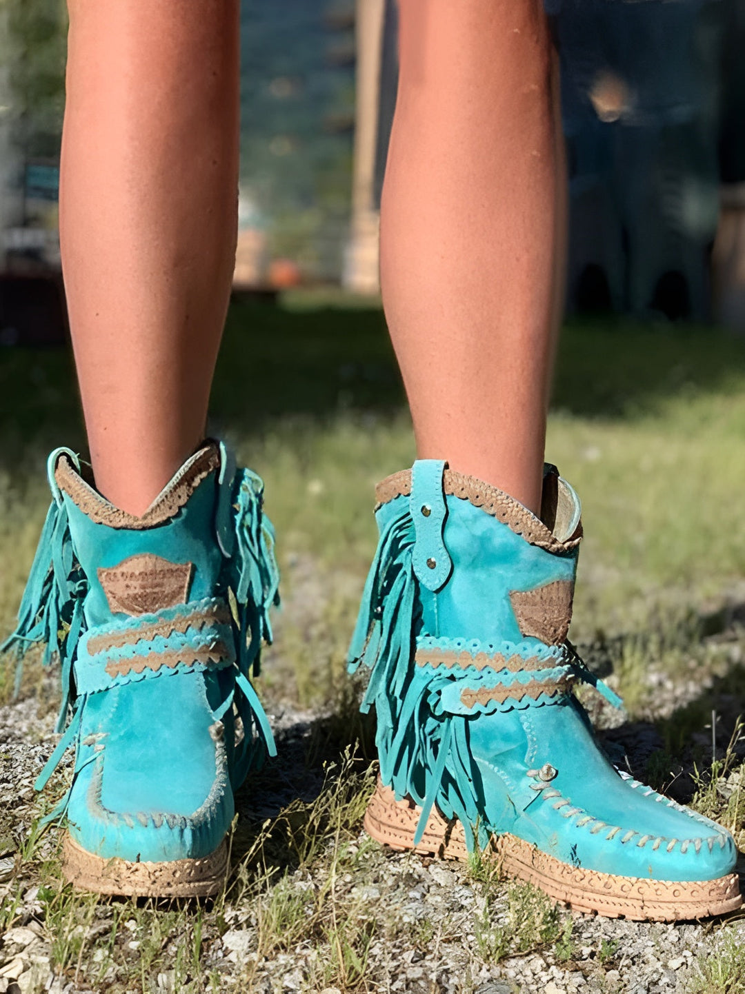 Maelis Fringe Suede Boots | Women’s Boho Everyday Style