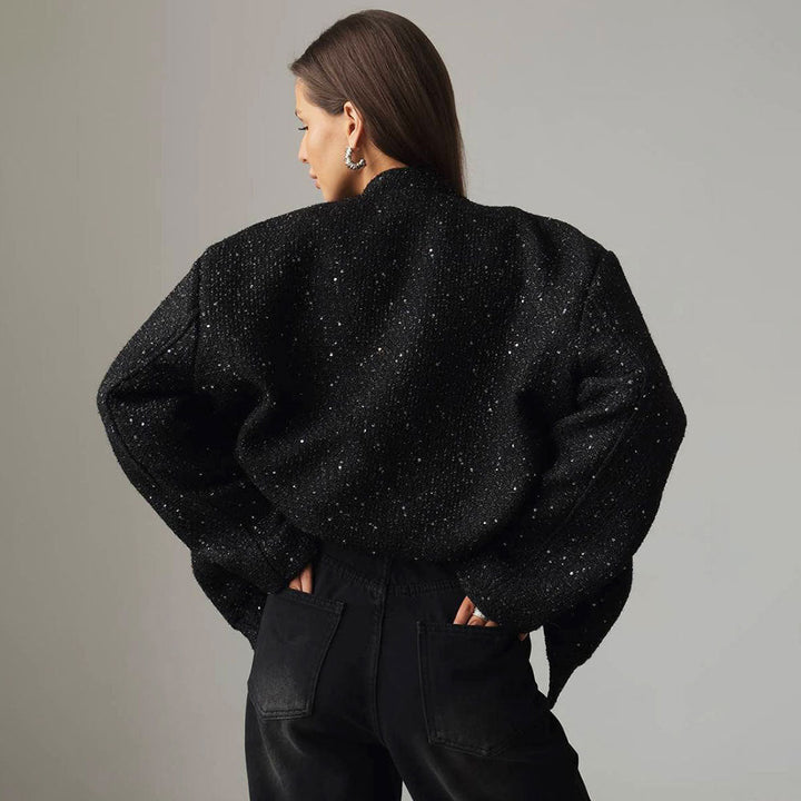 Sparkle Tweed Jacket | Chic Statement Outerwear