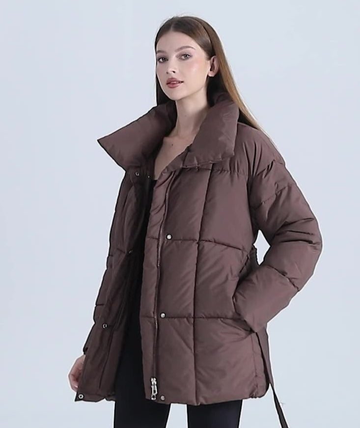 Longline Puffer Coat | Modern Winter Outerwear
