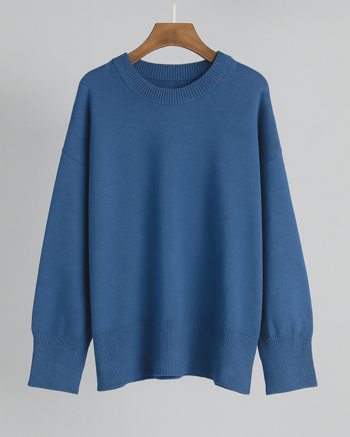 Marcelline Cozy Knit Sweater | Women’s Minimalist Relaxed Knitwear