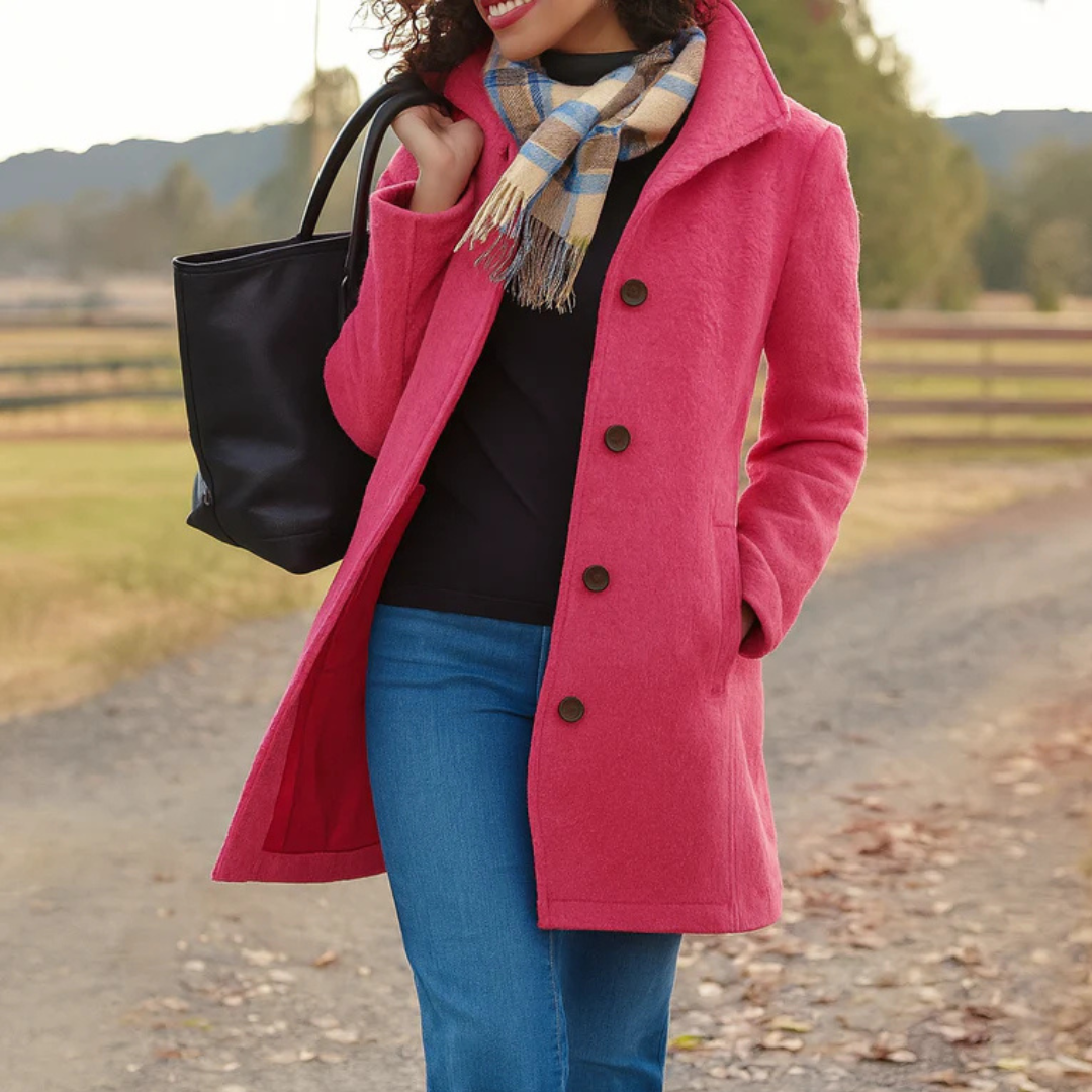 Amara Long Coat | Women’s Timeless Classic Style