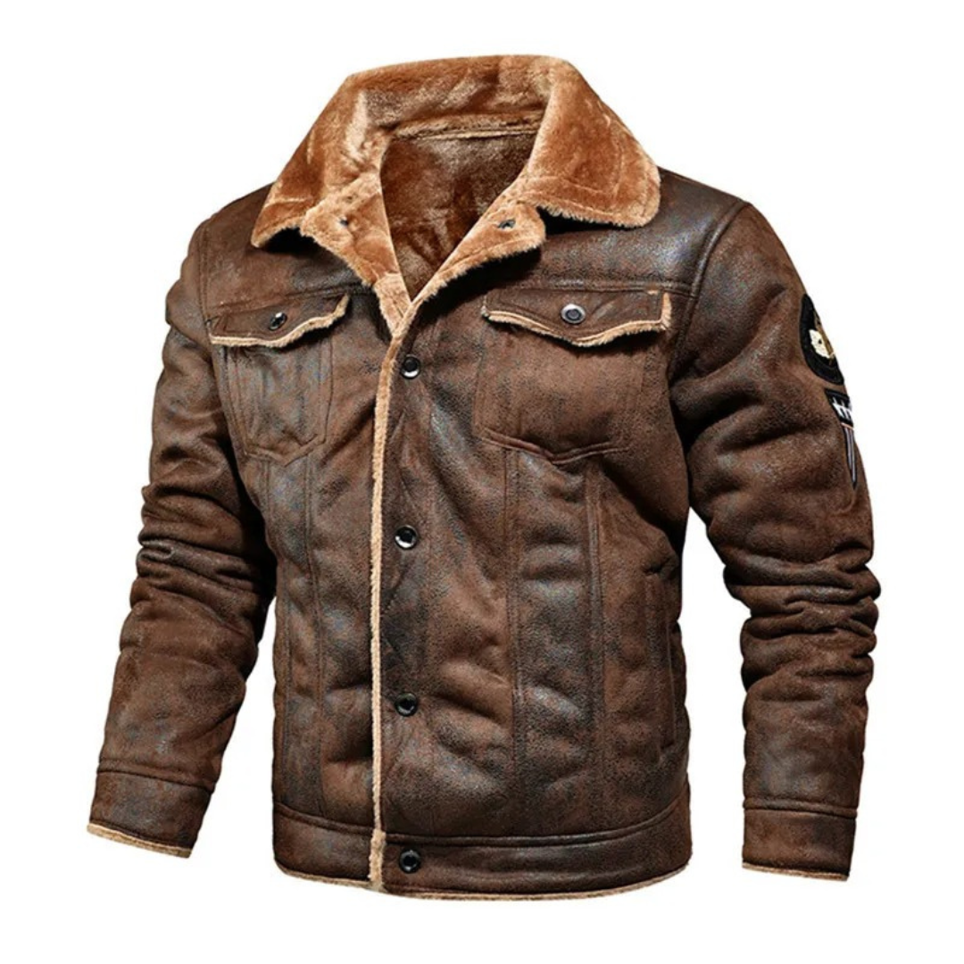 Romain Shearling Jacket | Men’s Rugged Winter Style