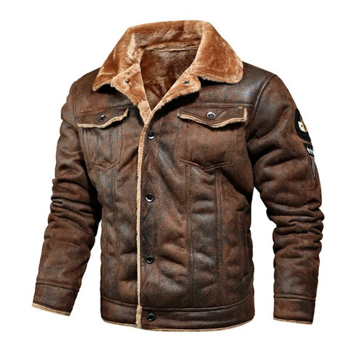 Romain Shearling Jacket | Men’s Rugged Winter Style