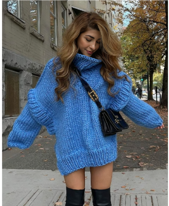 Elayne Oversized Knit Sweater | Women’s Chic Street Style
