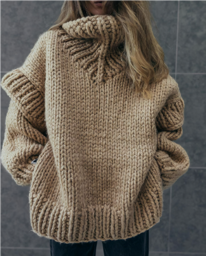 Elayne Oversized Knit Sweater | Women’s Chic Street Style