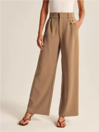 Elvaira High-Waist Wide Leg Trousers | Women’s Chic Tailored Wear