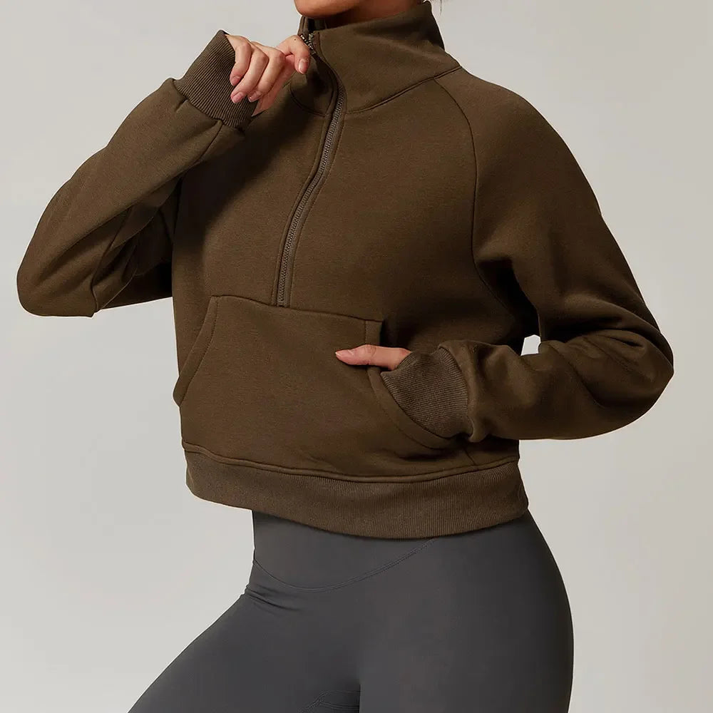 Mariste Women’s Half-Zip Pullover | Casual Athleisure Layer