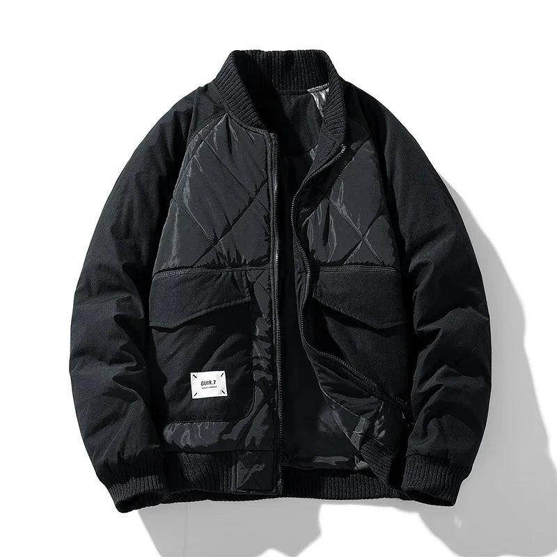 Quilted Bomber Jacket | Casual Winter Style