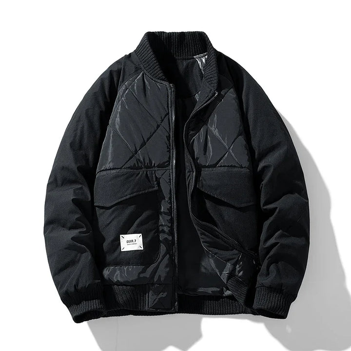 Quilted Bomber Jacket | Casual Winter Style