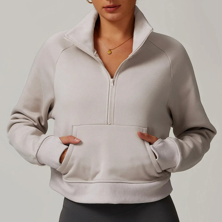 Mariste Women’s Half-Zip Pullover | Casual Athleisure Layer