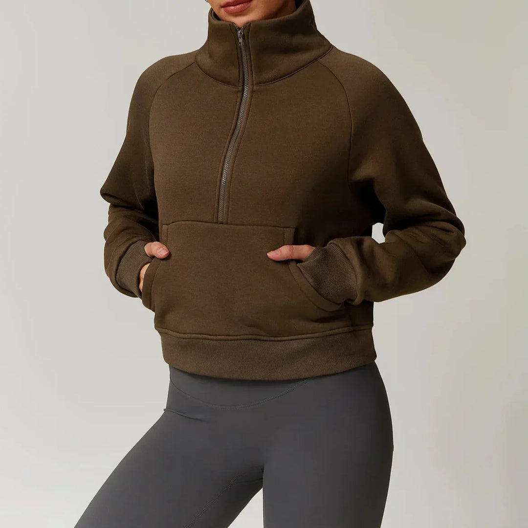 Mariste Women’s Half-Zip Pullover | Casual Athleisure Layer